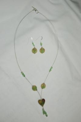 Collar en Murano Verde Claro