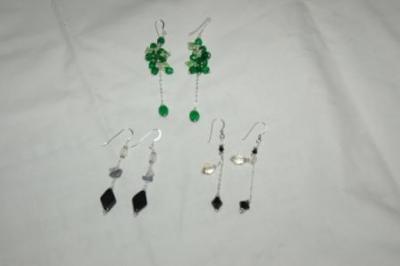 Aretes en Cristales Checos